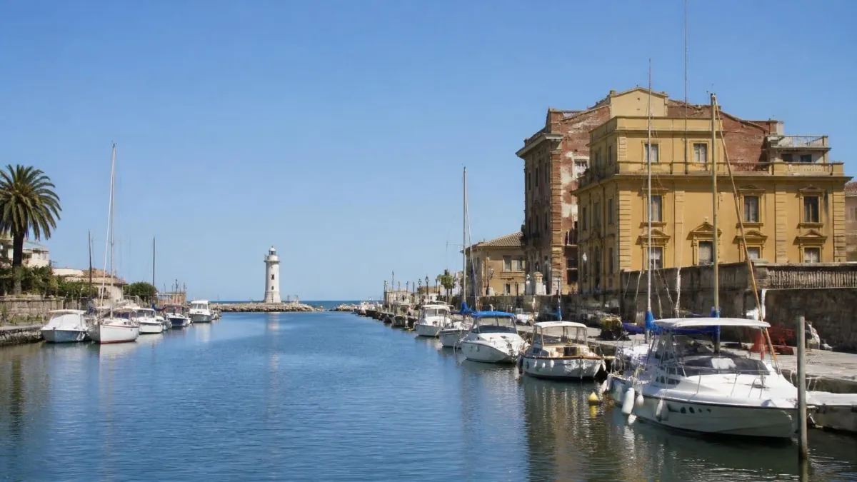 Yacht marina in Fiumicino