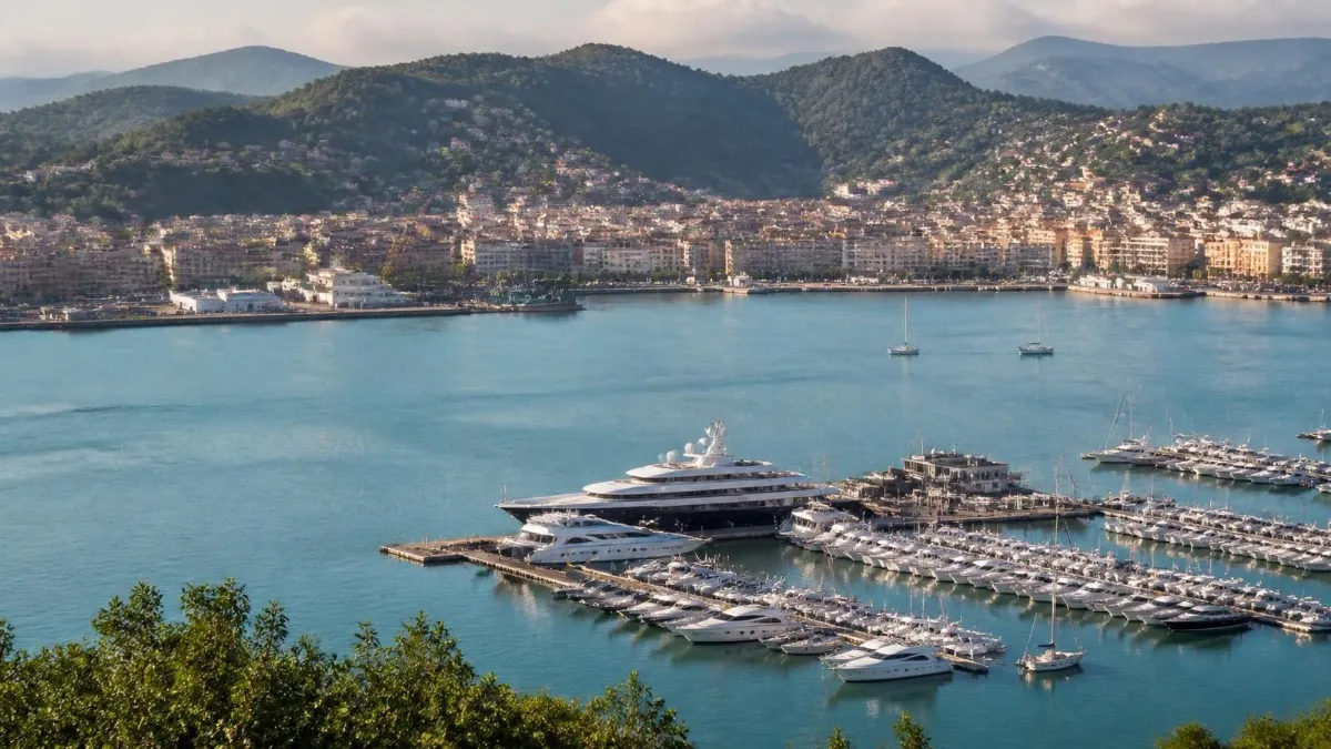 Yacht marina in La Spezia