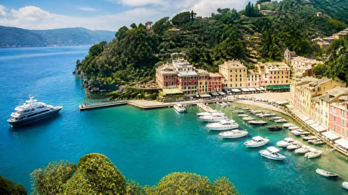 Yacht marina in Portofino