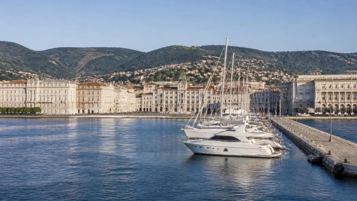 Yacht marina in Trieste